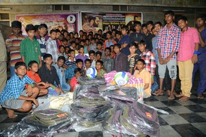 Fans Celebrate NTR Birthday at Don Bosco School